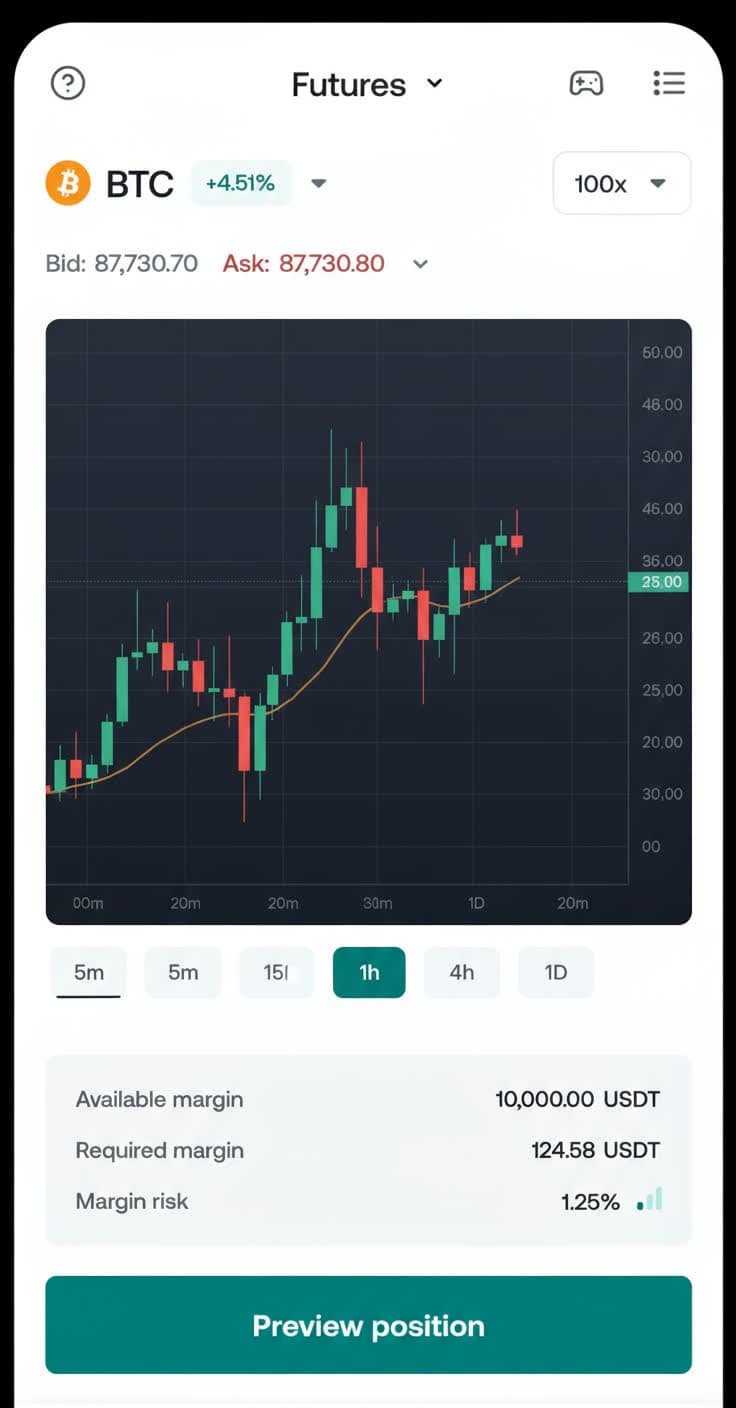 Futures Trading Interface